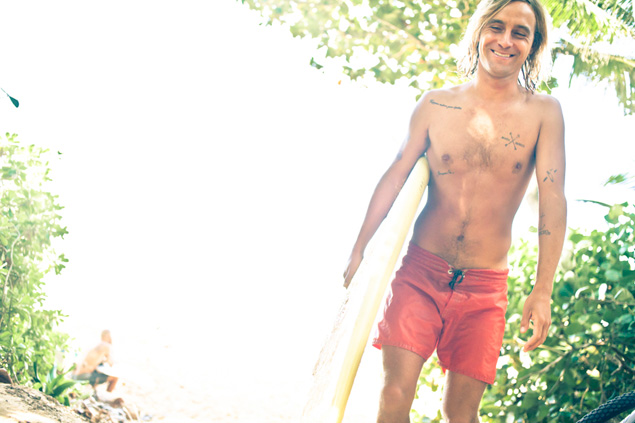Alex Knost, smiling and on fire. Photo: Justin Jay