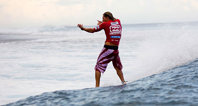 Blam. Claimed it. Photo: Pierre Tostee/ASP