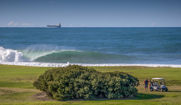 Golf and surfing, more closely related than you may have thought. Photo: Steen Barnes