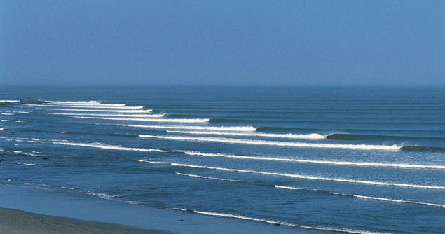 Going left, anyone? Peru's Chicama has quite the history. Image: Klopf