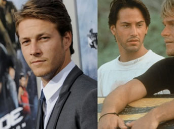 The newest news out of Point Break's remake is that an Australian soap actor has been cast as Johnny Utah. Luke Bracey has spent most of his career playing Trey Palmer in a series called Home and Away, which is more Sweet November than Bill and Ted's Excellent Adventures.