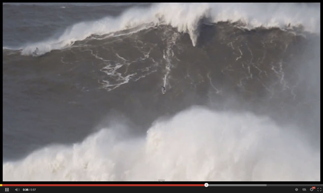 One of the U.K.'s hardest chargers, Cotton headed to Portugal to face winter storm Brigid head on. And while Brigid may not be as intimidating a name as Hercules, she's throwing waves just as big at Nazaré.