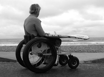 I'm a paralyzed surfer. I wasn't always paralyzed. The funny thing is, when I got paralyzed they told me I would never surf again – along with a huge list of other things that I would never do.