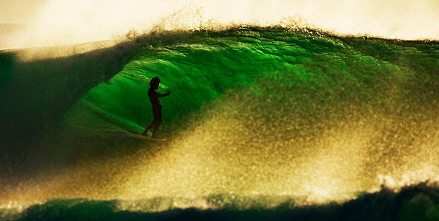 If I'm not shooting surf, I'm shooting rock stars and actors, and I truly believe that there is something interesting in everything… you just have to be open to it. Lessons from the road: Photography is expensive
and surf photographers are broke-ass motherf*ckers.