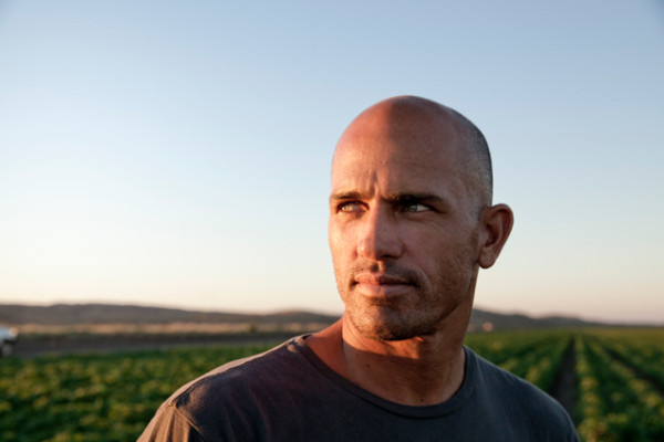 Kelly Slater visits The Chia Company farm. Photo courtesy of The Chia Co.