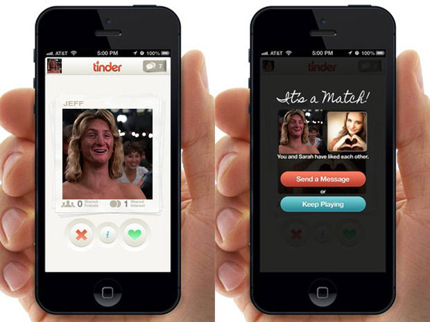 Surfers on Tinder and Internet Dating Sites