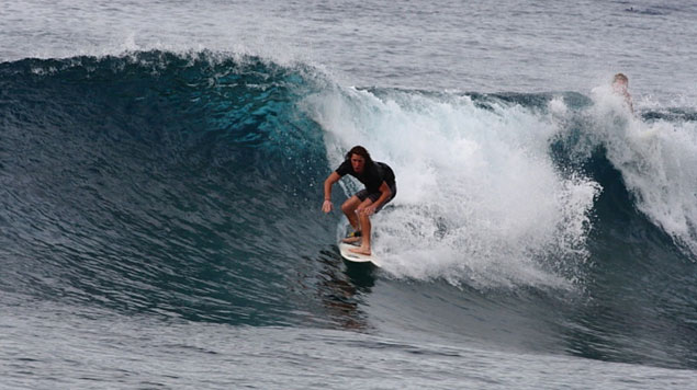 Shaun White, going right. Photo: Shaun White