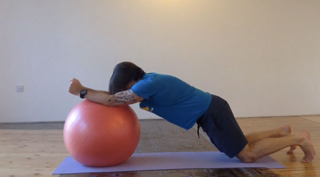Next to a good sense of humor, I strongly believe that the swiss ball is the second most versatile surf-performance and abdominal conditioning piece of equipment known to man.