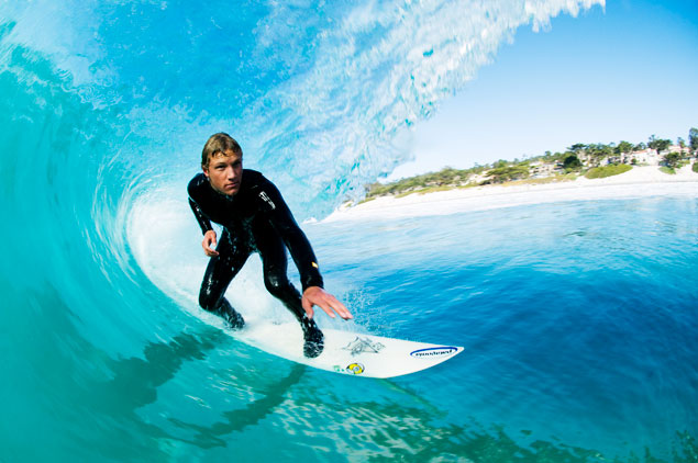 Kyle Theirman, in the process of thanking Jack London. Photo: courtesy of Kyle Thiermann
