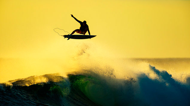 Julian Wilson, getting comfortable at Margaret River. Photo: Nate Smith