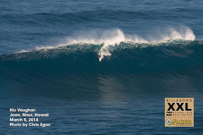 Nic At Jaws | Image: Chris Egan