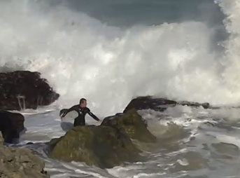 Whether a result of hubris, ignorance, or pure bad luck, the schadenfreude I reap always manages to turn my frown upside down. What follows is a collection of my favorite examples of frail humanity being pummeled by Mother Nature.