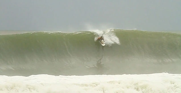 These are giant Mexican Barrels that didn't make the cut in the upcoming mystical surfing film Eyes Wide Open. It features Peruvian surfer Alvaro Malpartida and other heavy chargers such as Gabriel Villaran, Greg Long, Mark Healy, Kohl Christiansen, Will Dillion, Oscar Moncado, and Anthony Walsh.