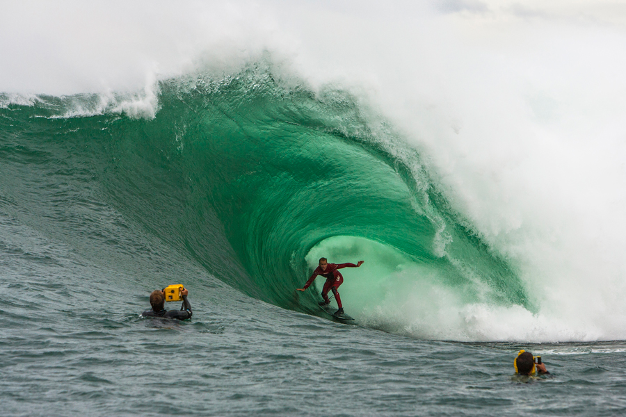 Mark Matthews, wave whisperer. Photo: Josh Morris