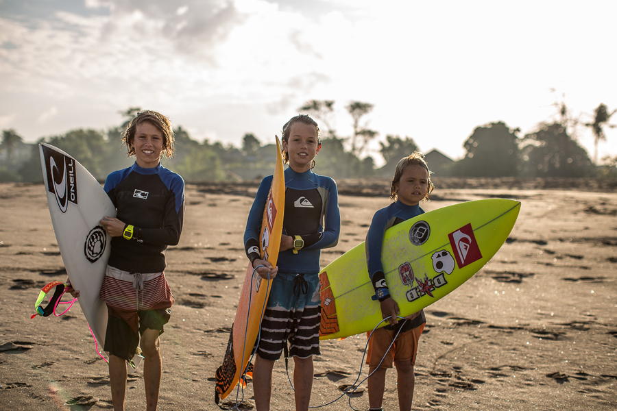 Kids at play, making work out of it. Photo: Bradley Masters