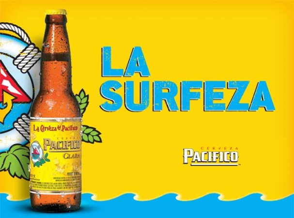 Pacifico isn't just cerveza, it's surfeza. Photo:  Jack Liebl 