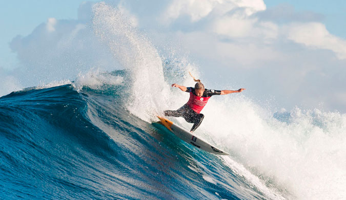 Stephanie Gilmore:Proof that Margaret River is good for the girls. Photo: ASP/Kirstin