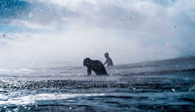 #3: Mind over matter. In surfing and in business, you need to weather more than a few storms. Photo: Trevor Moran