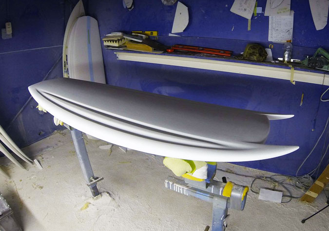 The Archetype. Inspired by the work of Jeff Alexander. Photo: Vulcan Surfboards