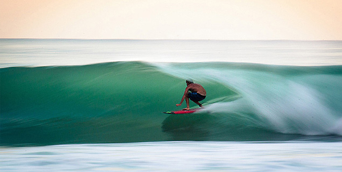 Surfer and ocean: a very real connection. Photo: John Barton