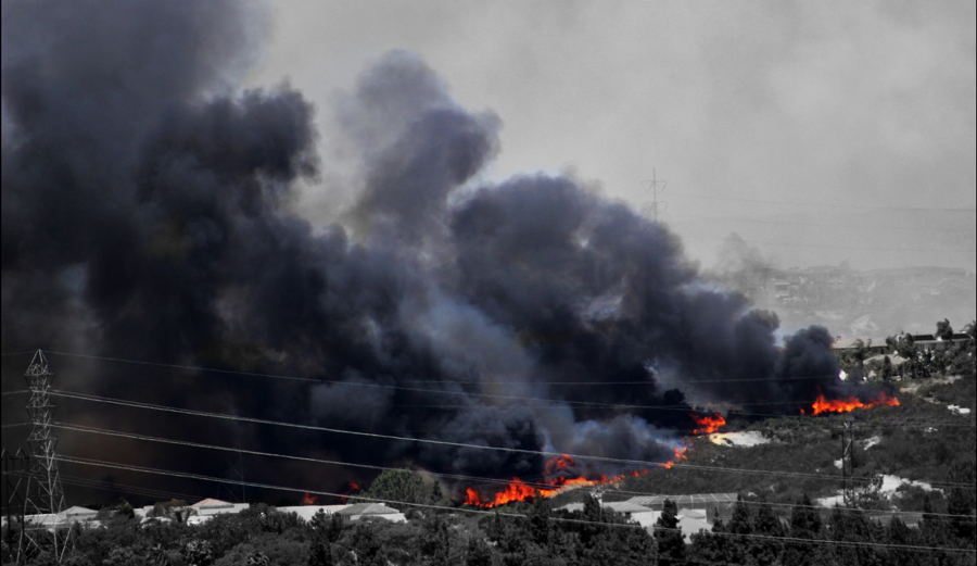 Scorched and still blazing. Photo: Tanner Rumsey