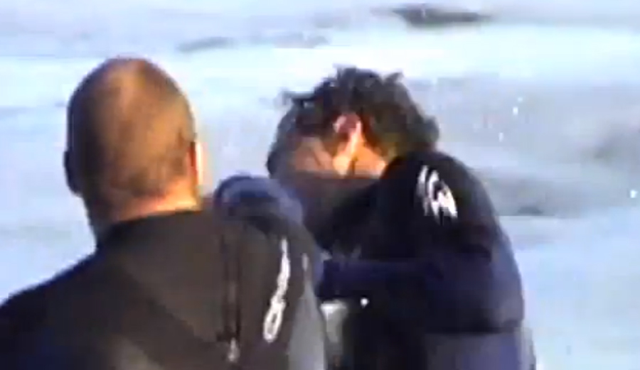 Pow! Right in the kisser!