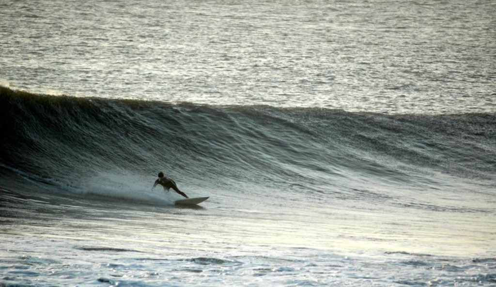 Chicama, Peru is quite possibly the world's longest wave. From the point to the pier – which, according to locals, has been covered on a single ride – it runs for just over a mile. The entire cape where the waves break is around two-and-a-half miles long, and with a playing field that large, the amount of surfers is surprisingly small.