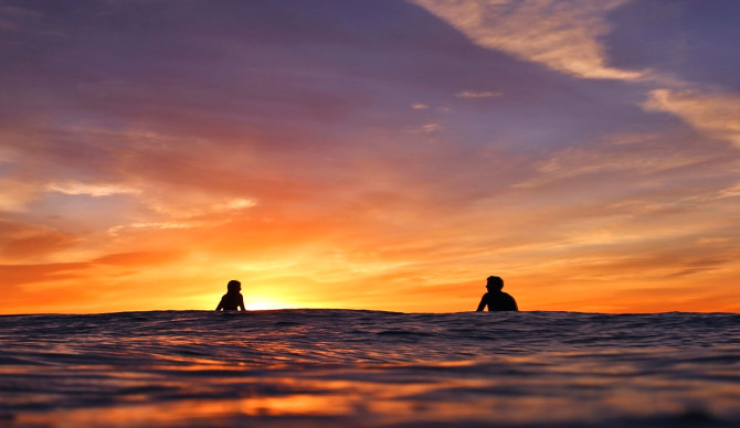It's an amazing feeling to be floating around in the ocean as the sun creeps up over the horizon... it's all about that feeling.