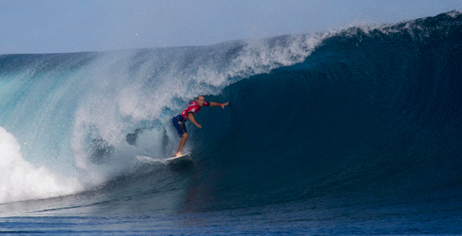 Hobgood has been a perennial standout at Cloudbreak and Restaurants. Last year the Floridian fell just one round shy of the Final, losing to Mick Fanning in the Semis. Photo: ASP | Kirstin Scholtz