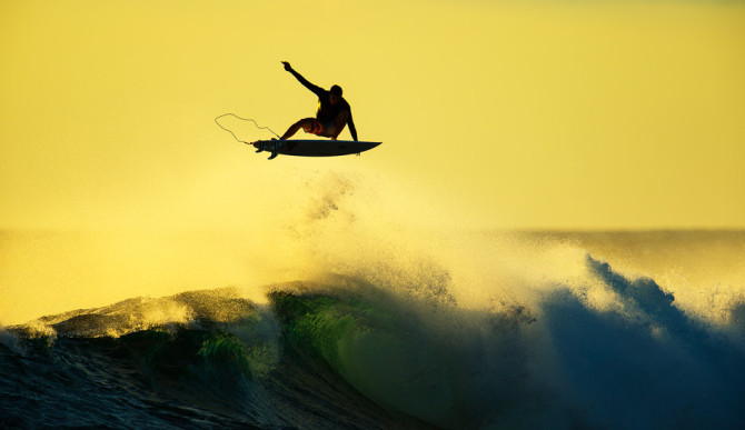 Leashes are a large part of our ability to push the limits. Fail, and it's a simple tug to collect yourself. Photo: <a href="https://www.natesmithphoto.com/" target="_blank" title="Nate Smith Surf Photos">Nate Smith</a>