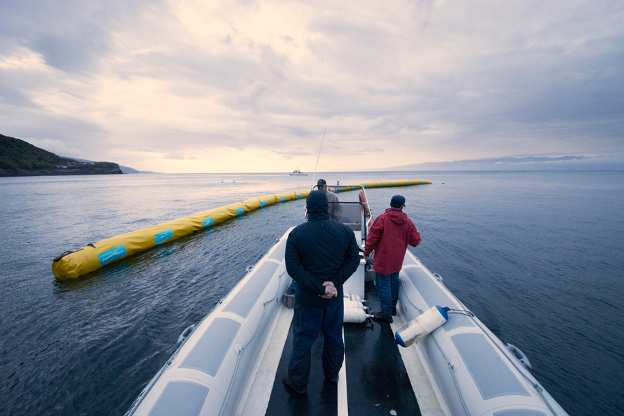 To save the ocean, use the ocean. Cleanup by current. Photo: <a href="https://www.theoceancleanup.com/">The Ocean Cleanup</a>