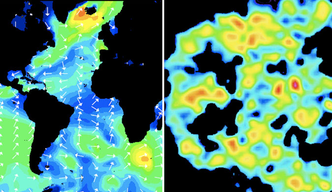 On the left, the ocean. On the right, the brain. Both surfable.