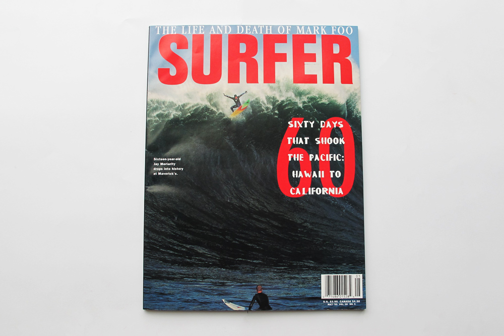 Jay Moriarity’s wave at Maverick's landed him on the cover of SURFER Magazine