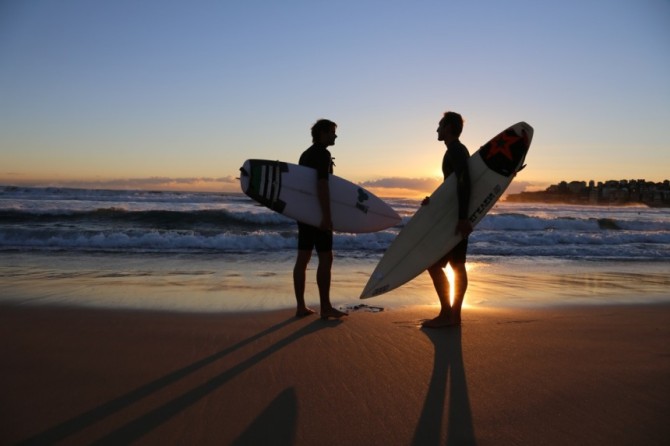 Out In The Lineup plays a significant role in killing homosexuality in surfing.  Photo: Out In The Lineup