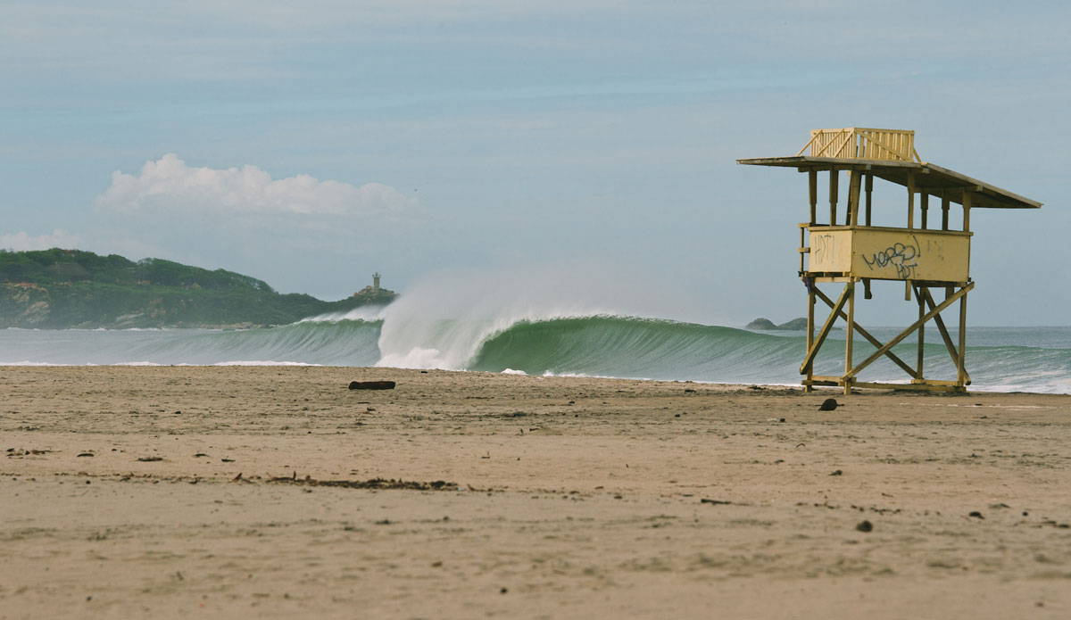 By now, everyone is aware of the epic swell that ran into Puerto Escondido a few weeks ago. Insane footage emerged of some ridiculous things happening in Mexico.