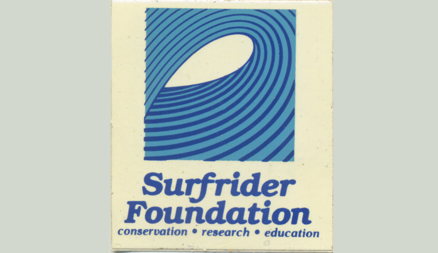 The original Surfrider Foundation logo. Photo: Courtesy of Glenn Hening
