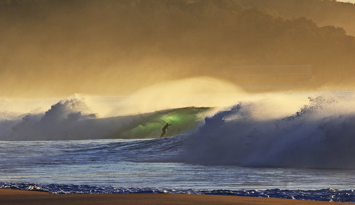 It was still dark but I could already hear a jet ski in the water. The conditions just got better and better throughout the morning, amazing golden winter light coupled with solid walls of water hitting the shore. It was an amazing day!