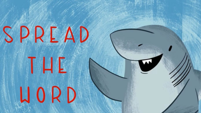 If it takes a cute little kid and a few cute drawings to sharks a little more relatable then maybe we'll stop trying to kill all of them. That would be good!