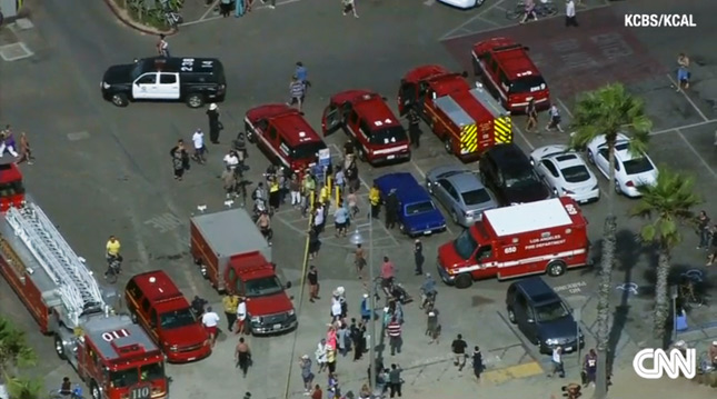 Venice authorities responded promptly to the lightning strike.