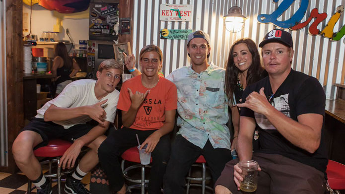 L to R- Tate Shockley, Simon Hetrick, Joey Dwyer, Natalie Morrocu and Colin Herlihy. Photo: Leigh Dwyer