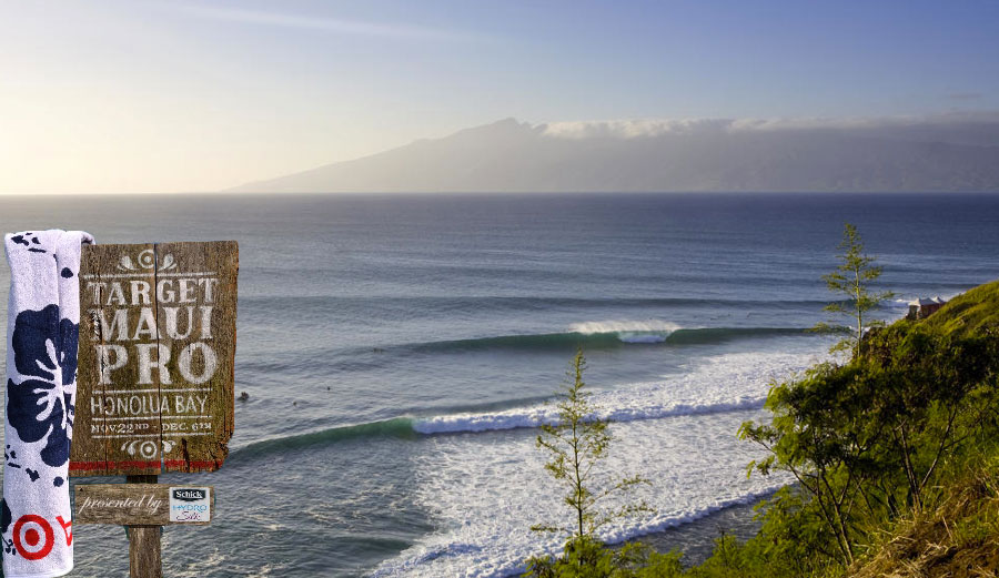 The girls are returning to Honolua Bay, Maui's world-class most perfect pointbreak. This is good news for everyone, except the ones who despise any form of business model that's involved in surfing.