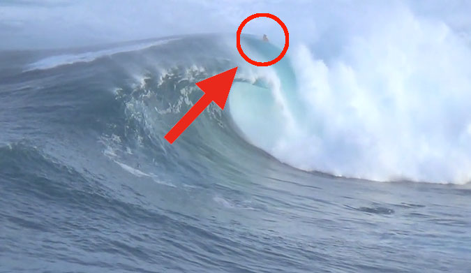 This is a video we shot during the Decade Swell at Jaws in January. We drove out at 3 am and grabbed the first parking spots right on the bluff, then filmed from the roof of our truck.