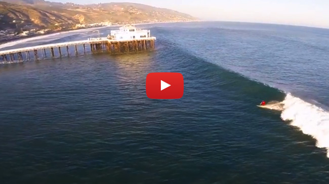 Allen Sarlo shoots Malibu Pier.