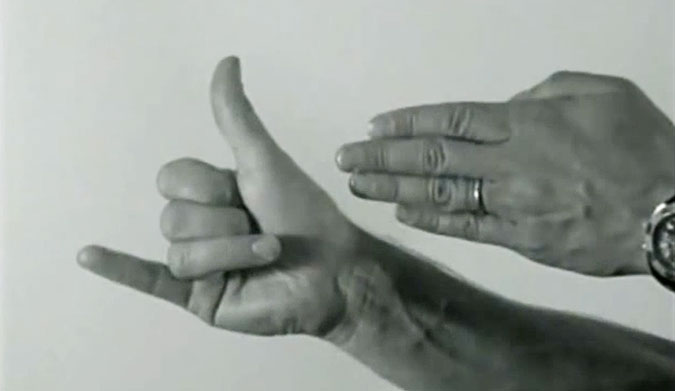 A long time ago, I went to Hawaii. My brother lived there, and he tried to teach me how to throw a proper shaka. "Loose fingers," he told me.