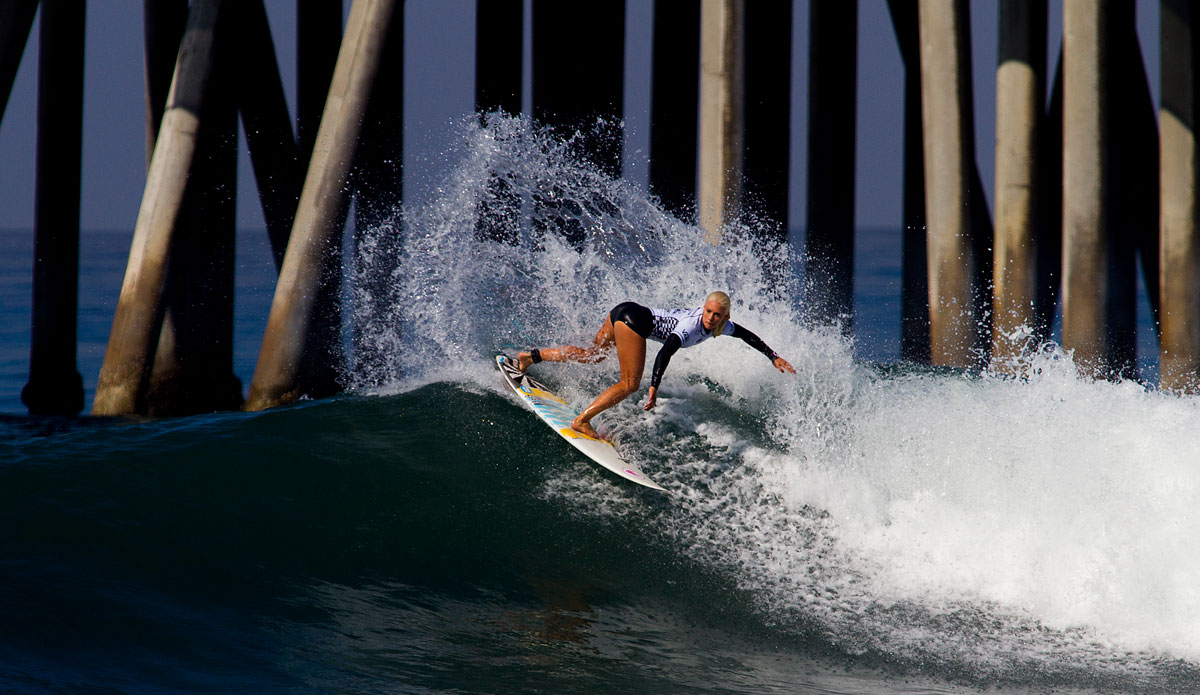 The US Open at Huntington Beach is a carnival. It's not really about surfing – it's more about the scene. The surfing just acts as a catalyst, of sorts. People show up. People party. People surf. But most of all, people party.