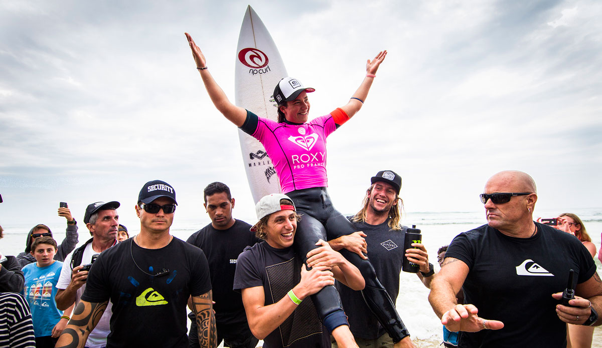 "That was one of the best Finals I've ever been in, wave-wise," Wright said after her win.