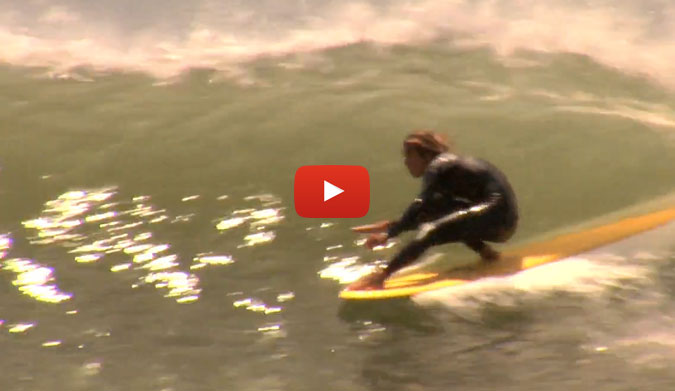 Give him anything: longboard, shortboard, single fin, thruster, alai... whatever is it, chances are good that he'll ride it really well.
