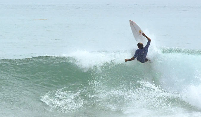 The best thing about this clip is that NOFX is in it. Timeless, just like Julian WIlson's bottom turn at the 1:05 mark.