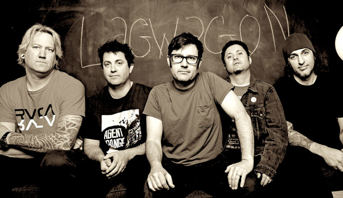 Joey Cape, center. Lagwagon has been a staple in the music scene for years.