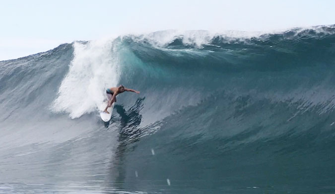 While event organizers watched the purple blob marching across their forecasts towards Tahiti, some of the world's best had some warming up to do.